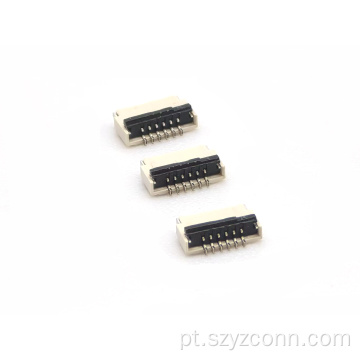Tipo de contato superior SMT do conector FPC de 0,5 mm